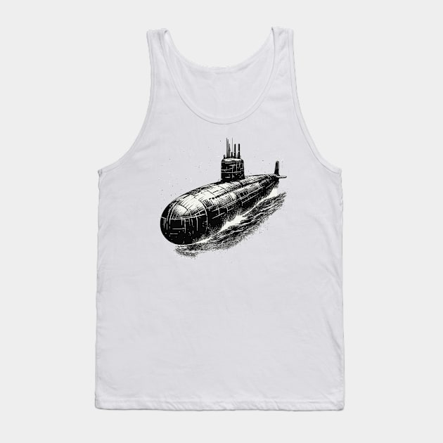 Submarine Tank Top by Vehicles-Art